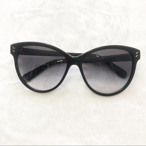 Stella McCartney black cat eye sunglasses oversized 57mm main image 8